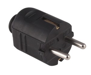 ปลั๊กตรง TTL 16A 250V สีดำ (Simon CL107516) - Product Image 1
