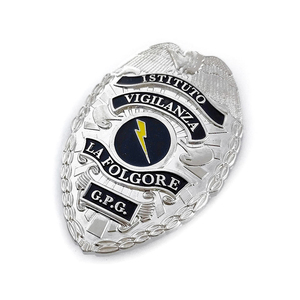 Insignia de Seguridad Metálica Personalizada 2D 3D, Pin de Esmalte Suave con Troquelado, Impresión y Logotipo Personalizado, Electrochapado para Regalo - Product Image 5