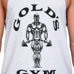 <b>Mens</b> Grey Muscle Tank Golds Gym Muscle <b>Mens</b> <b>Stringer</b> Tank Top Workout Bodybuilding Sleeveless Training <b>Vest</b> Fitness Wear - Product Image 5