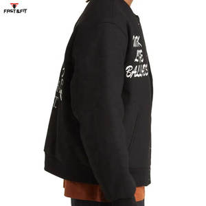 2025 Top Trending Chaquetas de béisbol de alta calidad Varsity Chaqueta de béisbol universitaria personalizada para hombres - Product Image 3