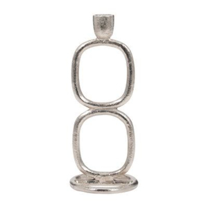 Juego de 3 Portavelas de Metal Ondulado de Último Diseño, Elegantes Portavelas Decorativos con Acabado en Degradado Plateado y Dorado en Oferta - Product Image 4