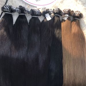 Cabello de cinta recta natural caliente, colores de cabello negro, gran stock de cabello virgen de alta calidad 100% cabello virgen - Product Image 2