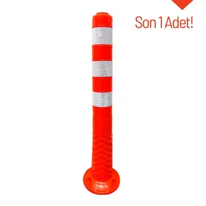 Delineateur EKO 73 x 7,5 cm en PVC flexible, borne de signalisation routière pour autoroute et parking, produit de Dubaï - Product Image 4