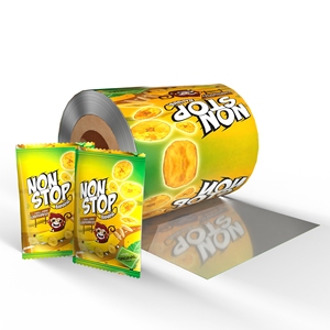 Tùy Chỉnh In Nhôm Lá Bao Bì Thực Phẩm Phim Nhựa Nhiều Lớp Gói Đóng Gói Phim Cuộn Khoai Tây Chiên Snack Cuộn Phim - Product Image 1