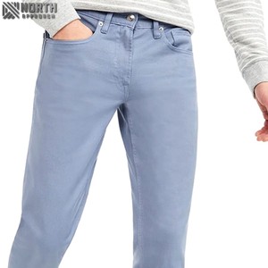 กางเกงยีนส์ทรงสลิมตรงคุณภาพสูงสำหรับผู้ชาย ออกแบบเองได้ ทรงดินสอ น้ำหนักเบา สำหรับแฟชั่นใหม่ที่ปรับแต่งได้ - Product Image 3