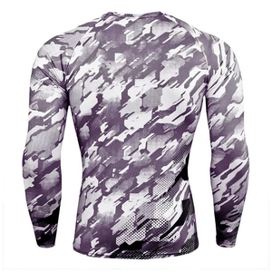 100% Polyester <b>Men's</b> Rash Guard Swimwear Compression Rash Guards Male Outdoor Sports Cycling Wear Rash Guards - Product Image 6