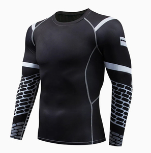 Camiseta de compresión transpirable para niños, capa base deportiva atlética de manga larga, Béisbol Juvenil, fútbol, absorbe la humedad, secado rápido - Product Image 5