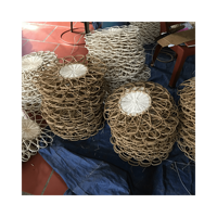 Nouveau design, dessous de plat en rotin brun, tissé à la main, fabriqué au Vietnam, de haute qualité et à prix compétitif