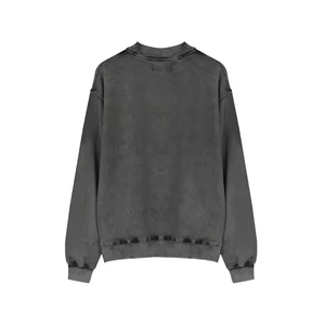 เสื้อฮู้ดผ้าฝ้าย100% บ็อกซี่โอเวอร์ไซส์สำหรับผู้ชาย500จีเอสเอ็มซักกรดแบบวินเทจ - Product Image 3