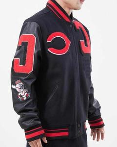 Veste Letterman pour hommes d'usine directe fabriquée en coton de polyester veste Letterman de vente chaude pour homme - Product Image 5