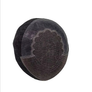 Perruque en cheveux humains Q6 Yaki, toupet pour homme, cheveux vierges Remy, trame unique, Bangladash Naturalizer Curl Bonnet, extension de cheveux Remi - Product Image 3