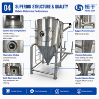 Sistem Pengeringan Semprot Sentrifugal Otomatis Stainless Steel yang Dapat Disesuaikan dengan PLC untuk Produksi Bubuk Industri