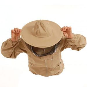 Personalización de etiqueta privada para chaqueta de abeja segura Chaqueta ventilada de apicultura profesional con tela de poliéster - Product Image 2