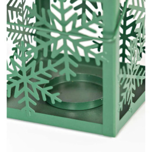 Decoraciones Navideñas 2025, Mini Portavelas con Diseño de Copo de Nieve, Lámparas de Mesa y Colgantes - Product Image 4