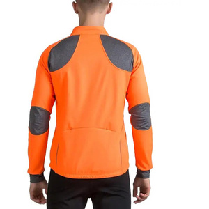 Veste coupe-vent extérieure à manches longues de Style High Street pour hommes veste de couleur unie à col montant en polyester de haute qualité - Product Image 4