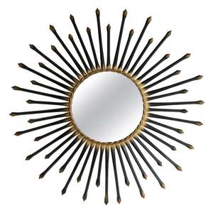 Well Selling Iron <b>Mirror</b> Art <b>Irregular</b> Circular Living Room Metal Frame Wall <b>Mirror</b> Decor Christmas Vintage Luxury Space Casual - Product Image 4