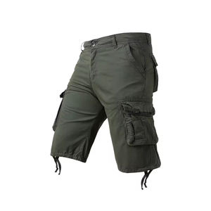 กางเกงขาสั้นคาร์โก้ผู้ชายหลายกระเป๋ากางเกงขาสั้นออกกำลังกายแนวสตรีทสวมใส่สบาย - Product Image 2