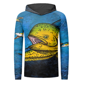 Moda 2025, Jersey de pesca de manga larga para hombre, sudaderas con capucha de verano de secado rápido transpirables, características transpirables de secado rápido, sublimación DTF - Product Image 6