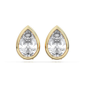 Timeless Brilliance 1.00 Carat Lab Grown Diamond Push <b>Back</b> Stud <b>Earrings</b> Solid Gold <b>for</b> Anniversary Party Gift Wholesale OEM - Product Image 5