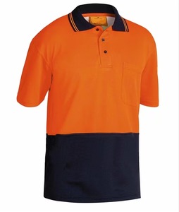 2024 Hi Vis Polo Reflective <b>T</b>-<b>shirts</b> Custom logo Work Uniform Hi vis Reflective Safety polo <b>shirts</b> - Product Image 2