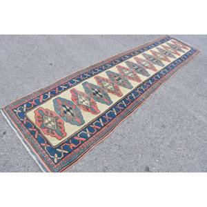 Tapis turc vintage-3x12,6 pieds dans un style beige classique - Product Image 2