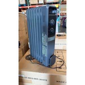 Radiatore Elettrico a Olio da 1200W, Riscaldatore per Ambienti con 3 Impostazioni di Calore, Telecomando, Riscaldamento Rapido, Certificato ERP, Metallo, EU - Product Image 3