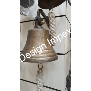 Campana Náutica Decorativa de Aluminio, Artesanía en Metal, Campana de Puerta Hecha a Mano, Última Llegada, Campanas Antiguas, Fácil Instalación - Product Image 3
