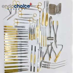 Ensemble d'instruments chirurgicaux en acier inoxydable 50 durables outils de chirurgie nasale de rhinoplastie de puissance manuelle équipement de chirurgie plastique - Product Image 3