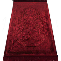 Pas cher Vente en gros en usine Tapis de prière portable pour cadeau islamique pour voyage Tapis de prière islamique musulman pleine grandeur