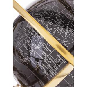 ขาตั้งลูกโลกทรงเรขาคณิตแบบโบราณ สีเงินและสีทอง สำหรับการเรียนรู้และการอ่าน ลูกโลกหรูหรา ของตกแต่งโต๊ะทำงาน - Product Image 2