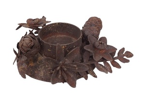 Rouille Antique Noël Fer Décoratif Bougeoirs Stand pour La Maison Fête De Vacances De Mariage Décoration De Noël - Product Image 6