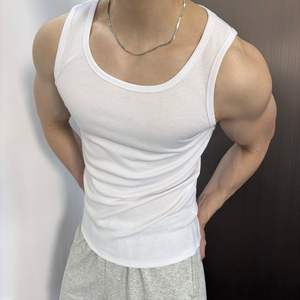 Lot de 3 débardeurs pour hommes, mode, couleur unie, débardeurs de musculation pour hommes, débardeurs de musculation pour la salle de sport - Product Image 3