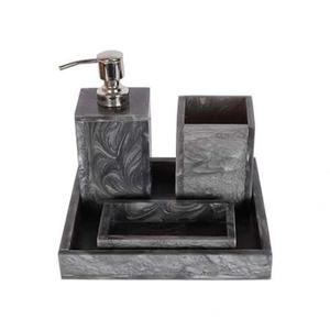 Ensemble de salle de bain en résine d'inspiration designer, luxe haut de gamme à un prix pour les acheteurs exigeants - Product Image 1
