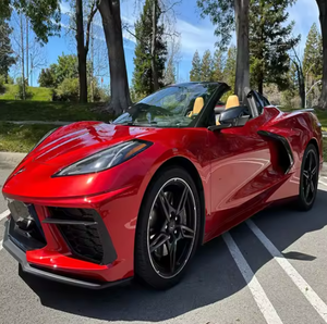 PRÊT À EXPÉDIER 2023 C00 Corvette Stingray Cabriolet ~5 300 Miles Moteur LT2 V8 Pack Performance Z51 Rouge Brume Métallique DIY OEM - Product Image 1