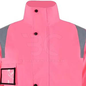 Ropa de trabajo de seguridad para hombres Chaqueta reflectante de seguridad de alta visibilidad Logotipo personalizado Ropa de trabajo al aire libre Chaquetas a prueba de viento de concha suave - Product Image 6