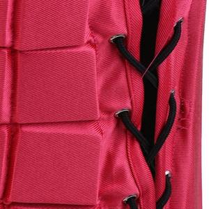 Unisex Horse Riding Safety Vest Black With <b>Red</b> Trim Breathable Neoprene Three Quarter Sleeve Full Length Equestrian Sport Wear - Product Image 5