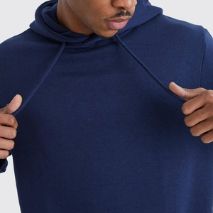 Sudadera con Capucha para Hombre, 100% Algodón, Gruesa, de Primera Calidad, Talla Grande, con Estampado Digital Invernal, Estilo Urbano - Product Image 3