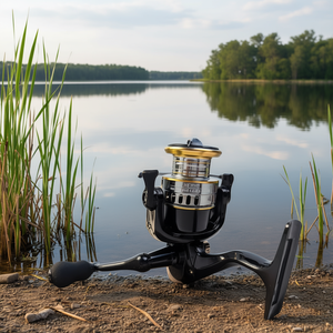 Moulinet de pêche stationnaire Bdt-FISHING GROUP HE3000 pour eau salée et eau douce, pour la pêche à la ligne et la pêche au lancer - Product Image 3