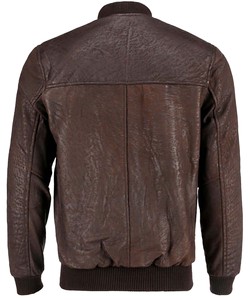 Snuff Style Trending OEM Veste en cuir de style bombardier faite à la main pour hommes pour l'hiver, chaude et coupe-vent - Product Image 5