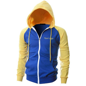 Sweat à capuche décontracté pour homme, fermeture éclair, haute qualité, 100% coton molletonné, poche, logo imprimé personnalisé, respirant, séchage rapide, pour l'hiver - Product Image 3