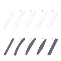 MEGAPICK OEM/ODM Herramientas Profesionales de Alta Calidad para el Cuidado de Uñas, Lima Pulidora Premium Lavable de 4 Lados, Grano 80~250