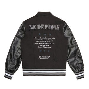 Vestes universitaires OEM vestes universitaires personnalisées pour hommes vestes d'université pour hommes en gros vestes d'automne pour hommes vierges personnalisées - Product Image 3