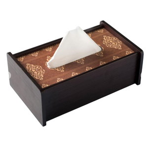 Boîte à mouchoirs en bois de bouleau de Carélie de grande qualité, faite à la main, boîte à mouchoirs de table antique pour accessoires de décoration de la maison - Product Image 6