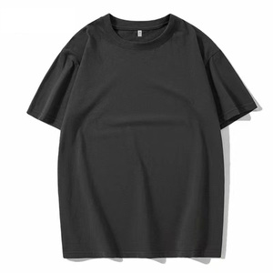 เสื้อยืดผู้ชายคอตตอน 100% ทรงหลวม ไหล่ตก คุณภาพสูง เสื้อยืดโอเวอร์ไซส์ คอกลม ระบายอากาศได้ดี - Product Image 3