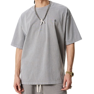 New Arrival Men's Regular Fit Front Custom Logo Printed T-<b>shirt</b> <b>100</b>% Cotton/<b>Polyester</b> Washed Quick Dry Breathable for Wholesale - Product Image 1