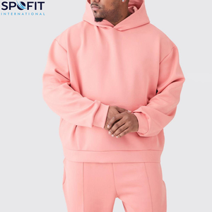 Conjunto Deportivo de Invierno para Hombre de Primera Calidad, Sudadera con Capucha y Pantalones Deportivos, 100% Algodón, Felpa, Transpirable y Ecológico - Product Image 2