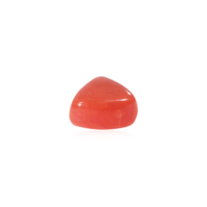 พลอยสังเคราะห์สีขาวคุณภาพสูง 8.50 กะรัต 8 มม. ขัดเงา ปะการังสีแดง - Product Image 2