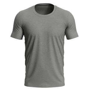 T-shirts en coton vierge de couleur personnalisée et de grande taille pour hommes/T-shirts en coton à bas prix à vendre - Product Image 5