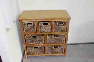 ตู้ผักตบชวาและตู้เก็บไม้อย่างยั่งยืนสำหรับเฟอร์นิเจอร์ในร่ม - Product Image 3