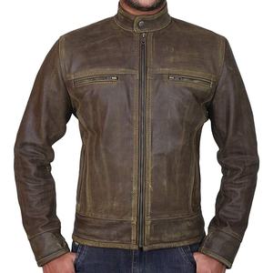 Blouson en cuir de motard professionnel personnalisable coupe-vent pour la conduite à moto Cuir de vachette de qualité supérieure Usine OEM Toutes saisons - Product Image 1
